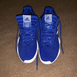 blue adidas shoes